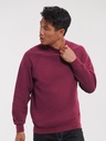 Felpa con maniche raglan e interno felpato