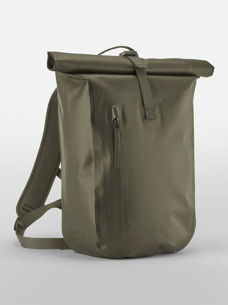 Zaino roll-top impermeabile in poliestere riciclato