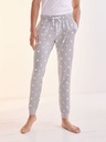 Pantaloni lunghi unisex con polsini e vita elastica