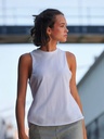 Women's High Neck Slash Armhole Vest
