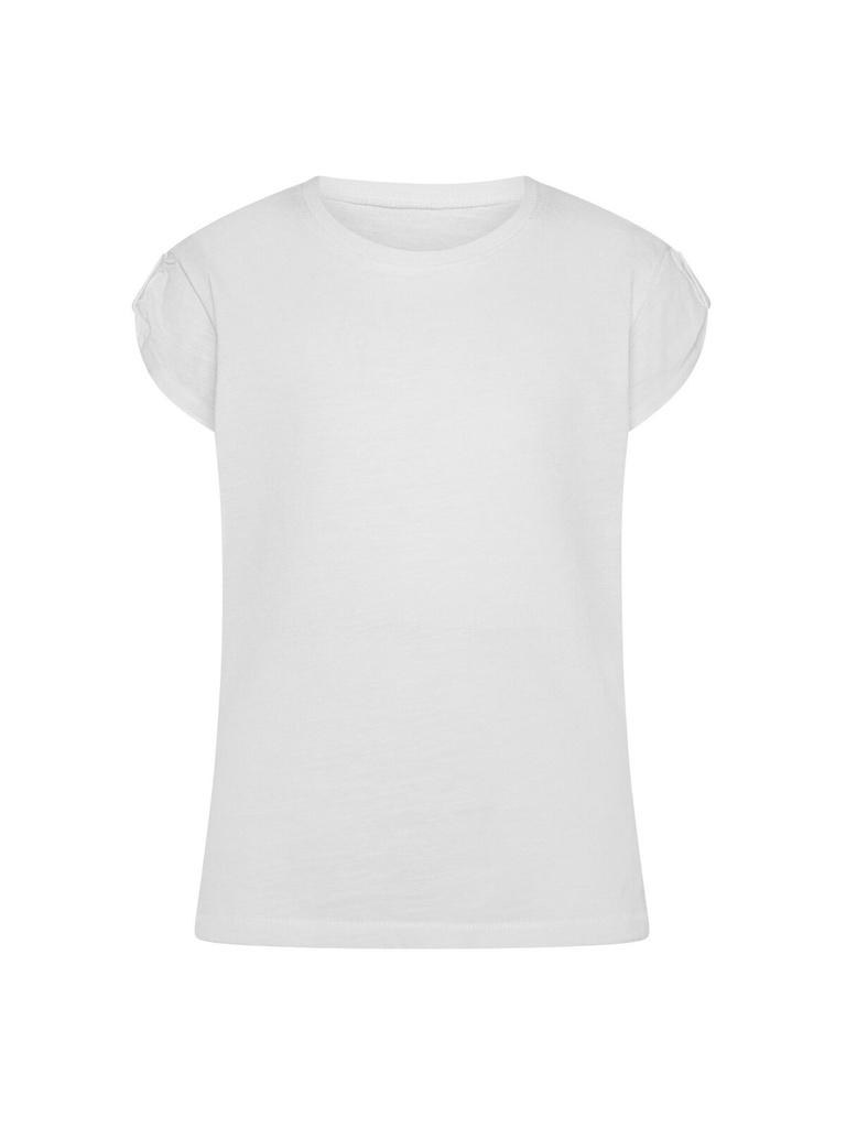 T-shirt in cotone slub per bambina