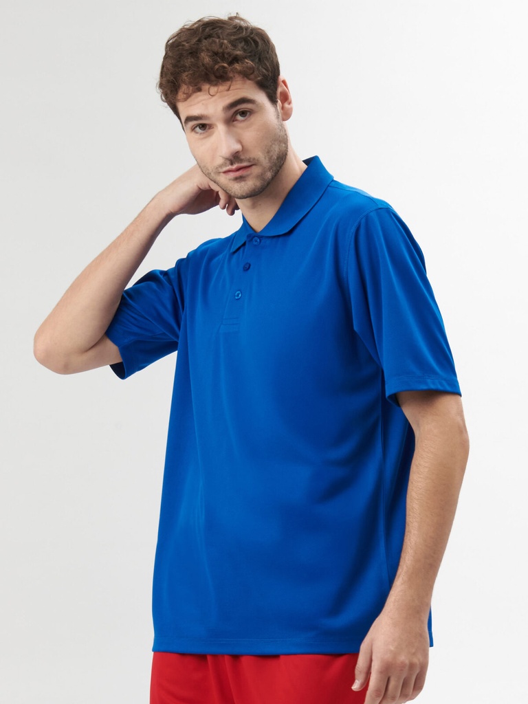 Polo in poliestere riciclato traspirante