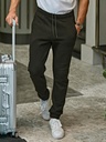 Pantaloni sportivi a coste in interlock