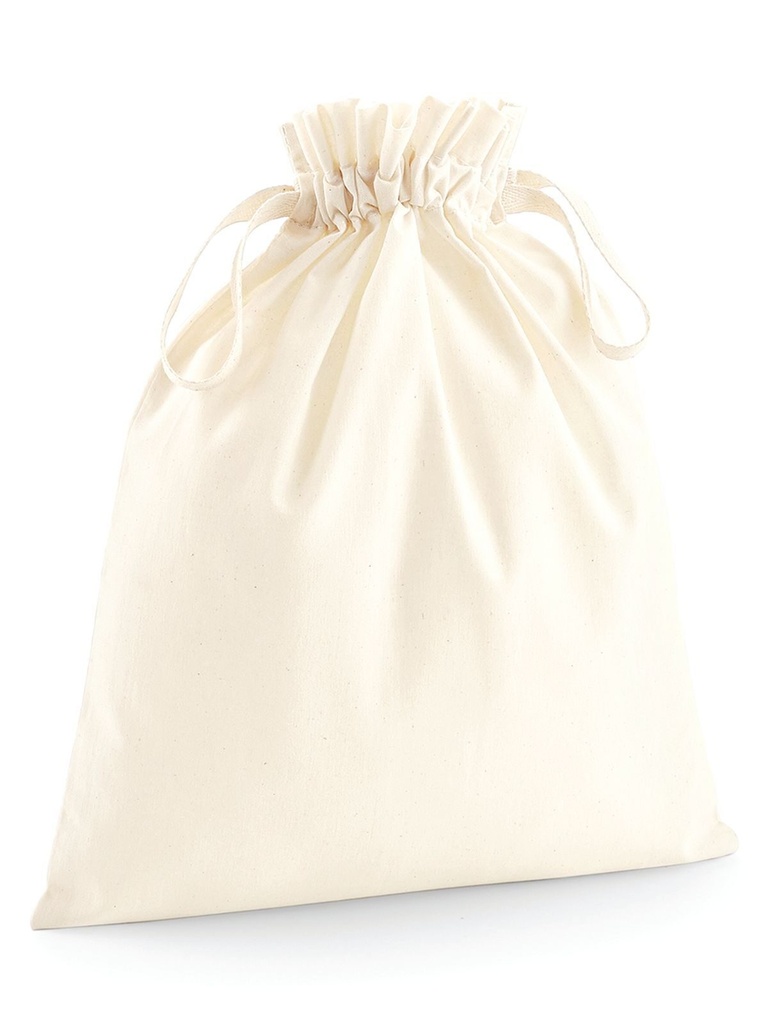 Sacchetto in cotone biologico con coulisse