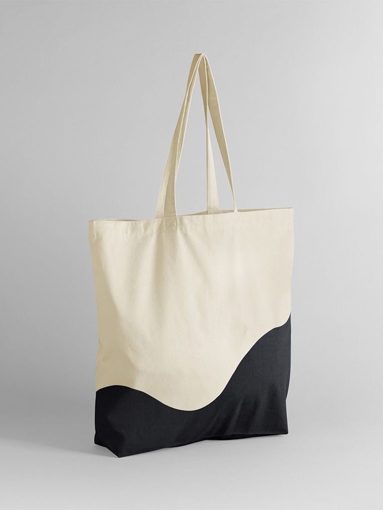 Organic Cotton Wave Print Maxi Tote