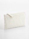 Striped Organic Cotton Accessory Pouch