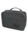 Borsa imbottita con zip e tasche a rete