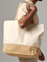 Shopper in canvas e juta XL