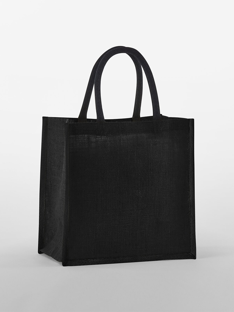 Natural Starched Jute Midi Tote