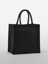 Natural Starched Jute Midi Tote