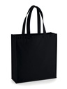 Shopper in cotone canvas, manici 57 cm, 19 litri