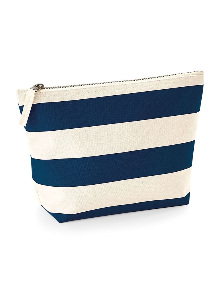 Astuccio in cotone canvas a strisce