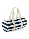 Borsa in cotone canvas a strisce