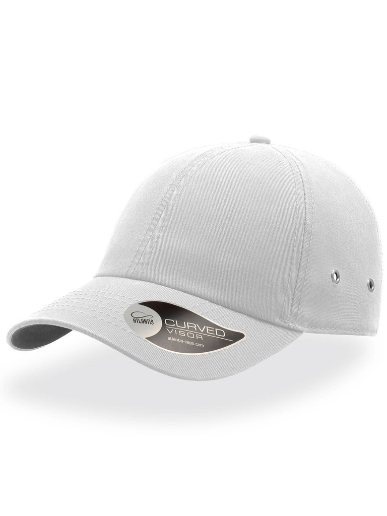 Cappellino da baseball in cotone lavato a 6 pannelli