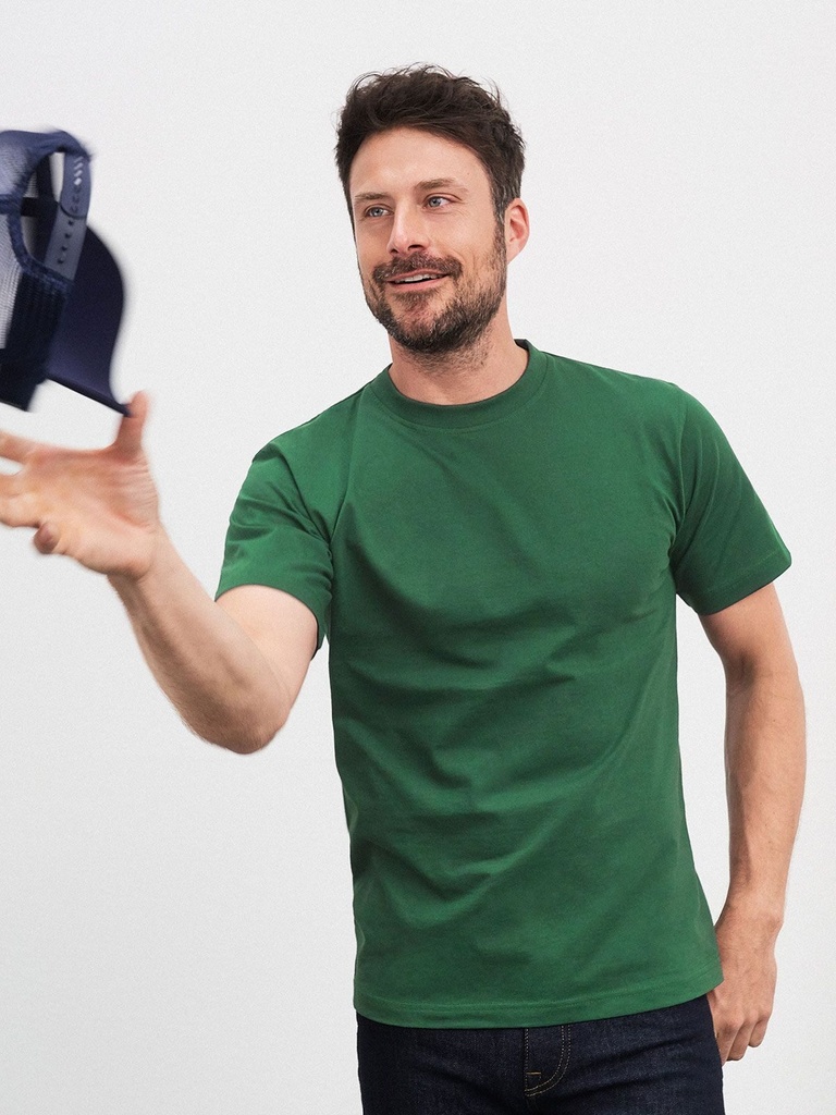 T-shirt in cotone resistente a girocollo