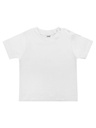 T-shirt in cotone per neonati con bottoni al collo