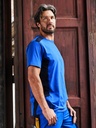 T-shirt robusta in cotone organico e poliestere riciclato