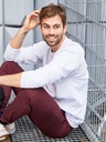 Felpa da uomo in cotone e poliestere con interno felpato