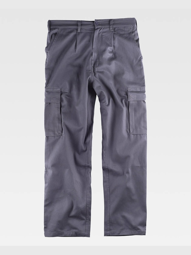 Pantalone da lavoro multitasche in cotone