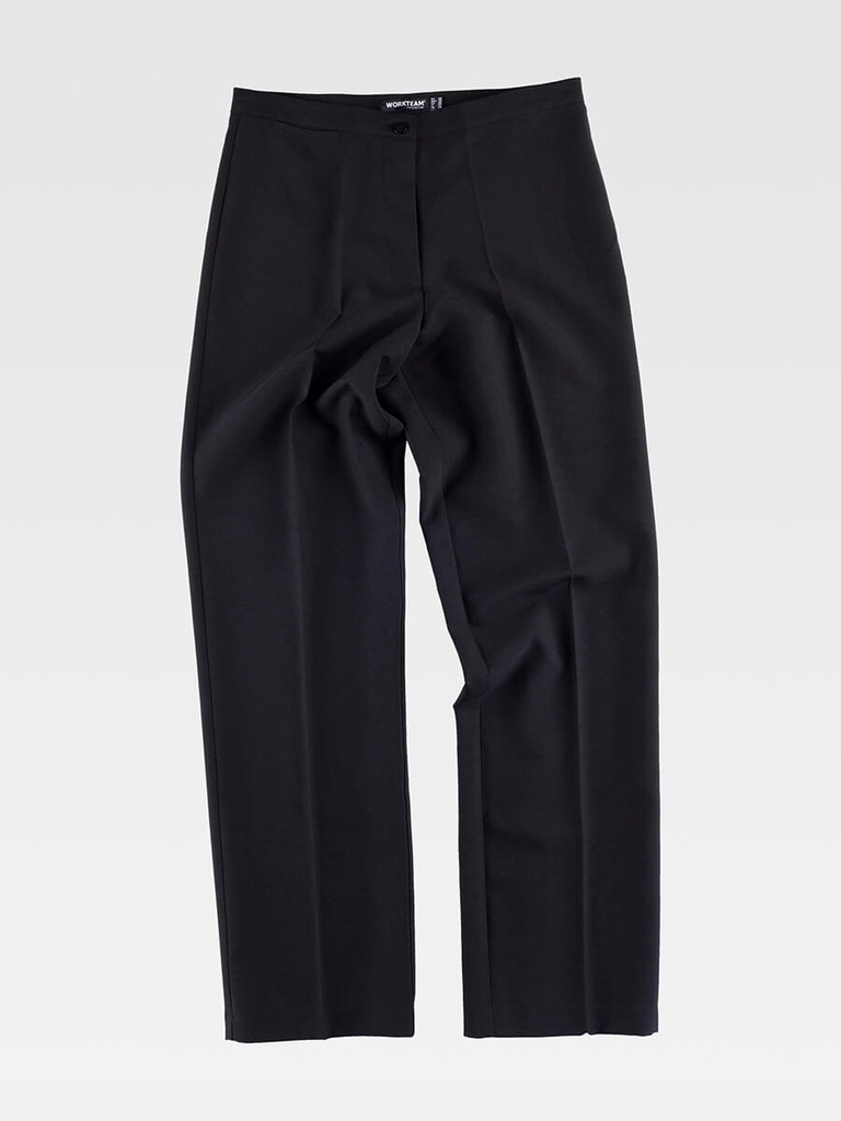 Pantalone donna con cintura e pences