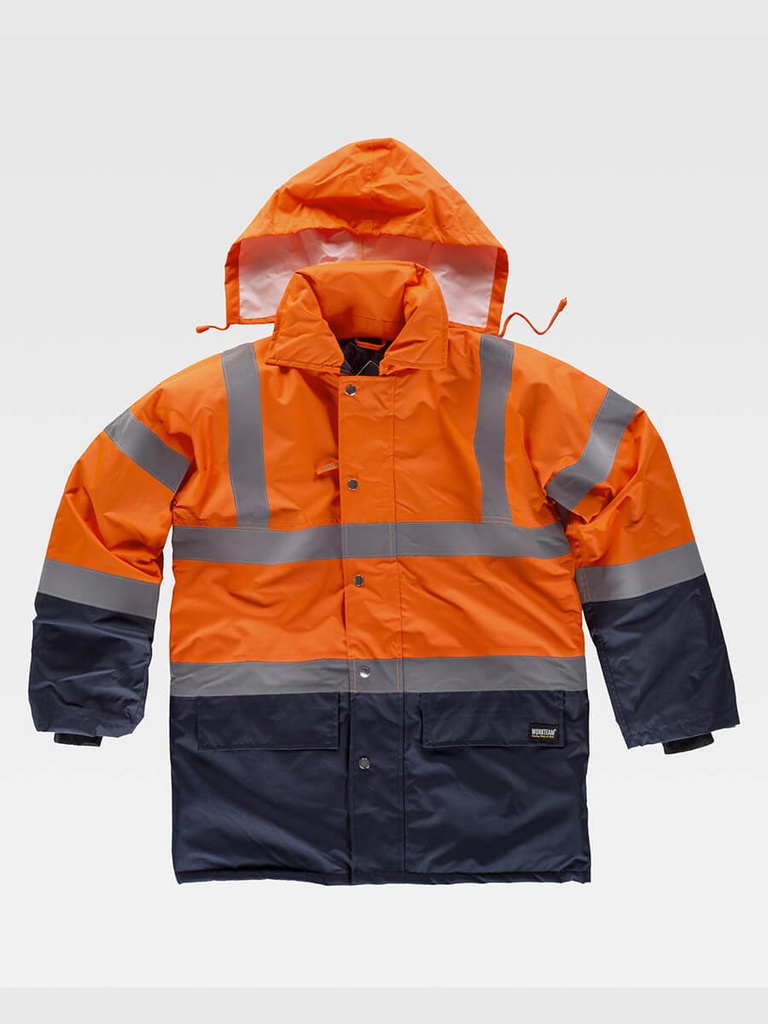 Parka imbottito alta visibilità classe 2