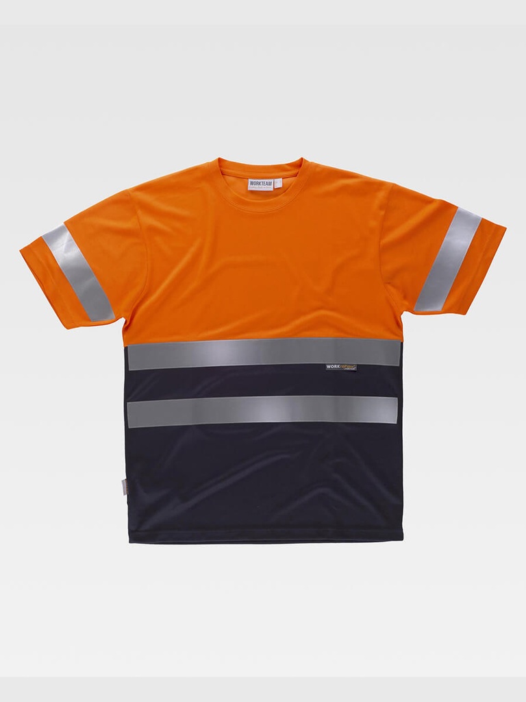 T-shirt manica corta alta visibilita classe 1