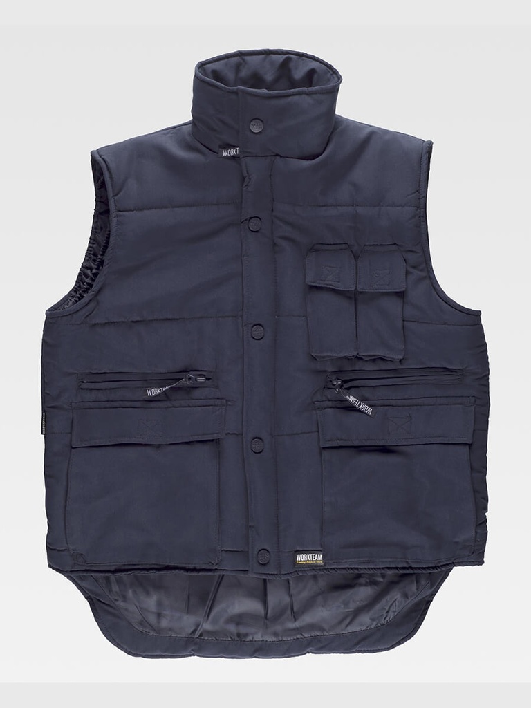 Gilet multitasche imbottito