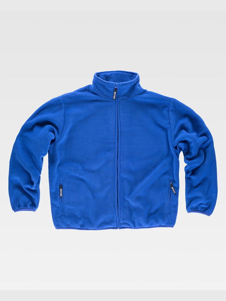 Pile zip intera rinforzi in twill