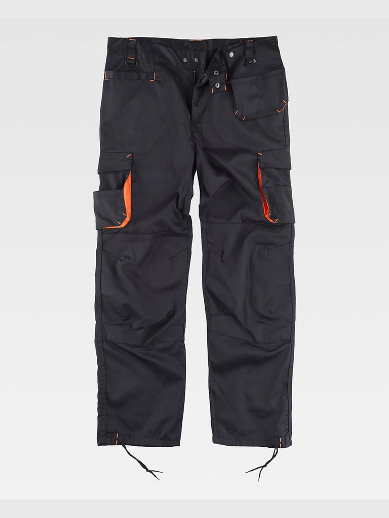 Pantalone da lavoro multitasche rinforzi alle ginocchia
