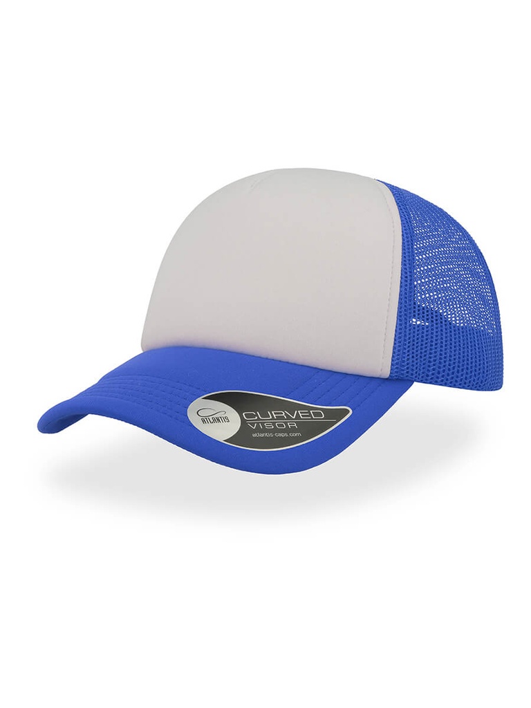 Cappello visiera curva 5 pannelli mesh posteriore