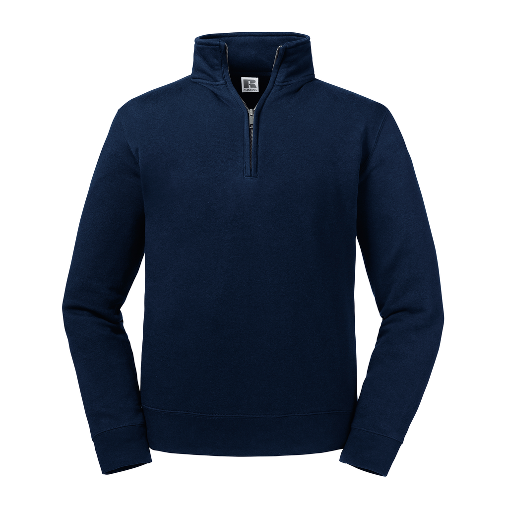 Felpa con collo con zip Authentic
