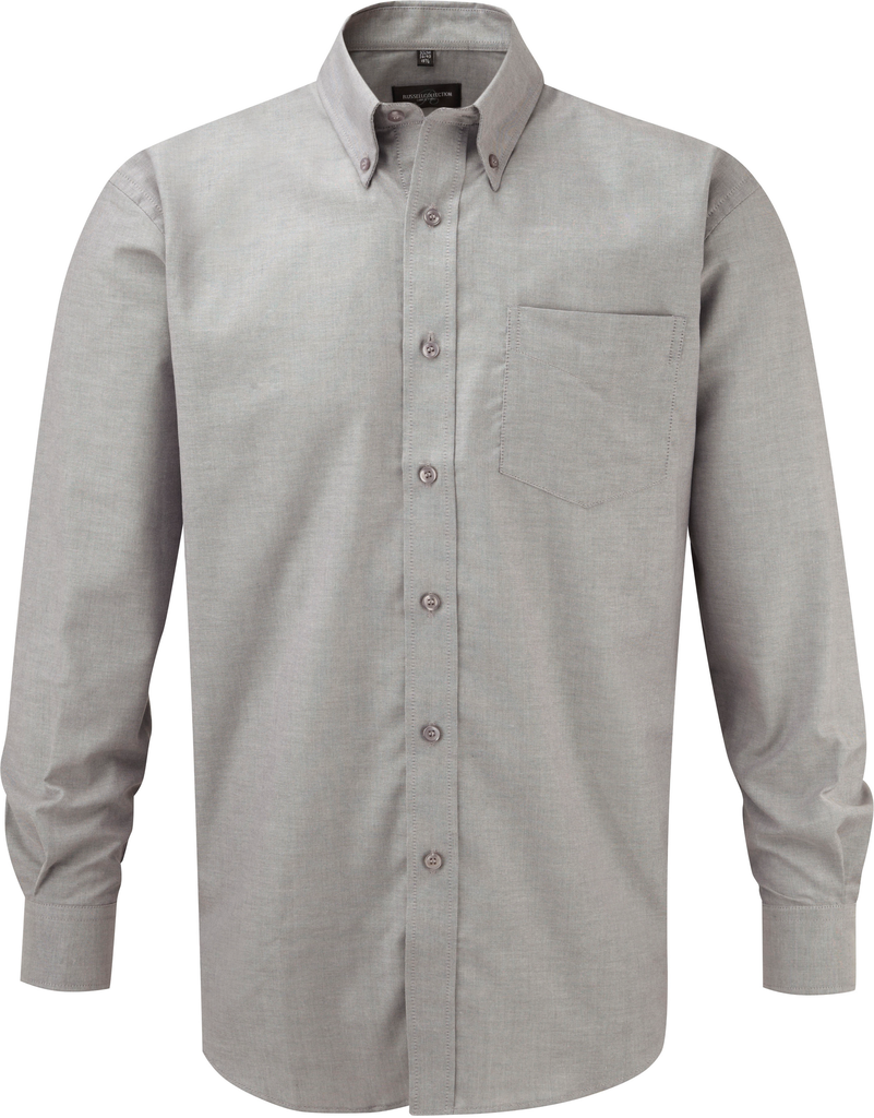 Men's Long-Sleeved Oxford Shirt