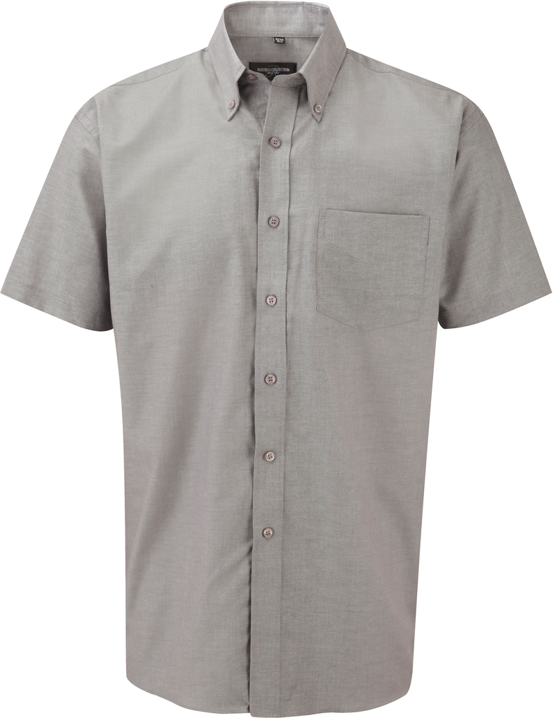 Short-Sleeved Men's Oxford Shirt