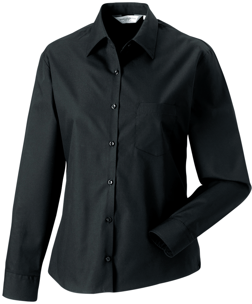 Camicia donna in puro cotone popeline