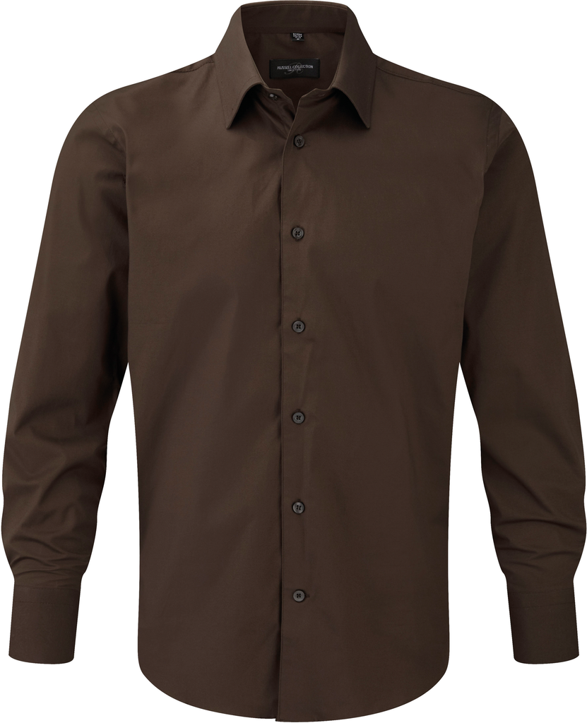 Camicia Stretch attillata manica lunga