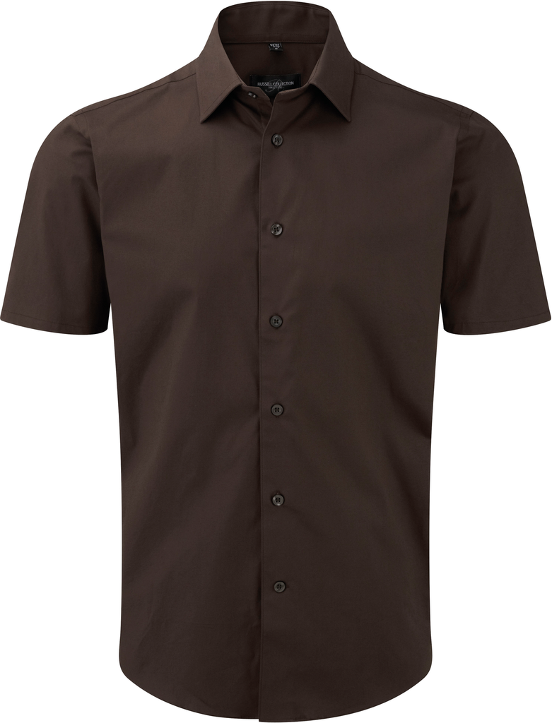 Camicia Stretch attillata maniche corte