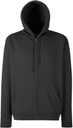 Felpa uomo Premium con cappuccio full zip (62-034-0)