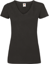 T-shirt donna Value Weight scollo a V (61-398-0)