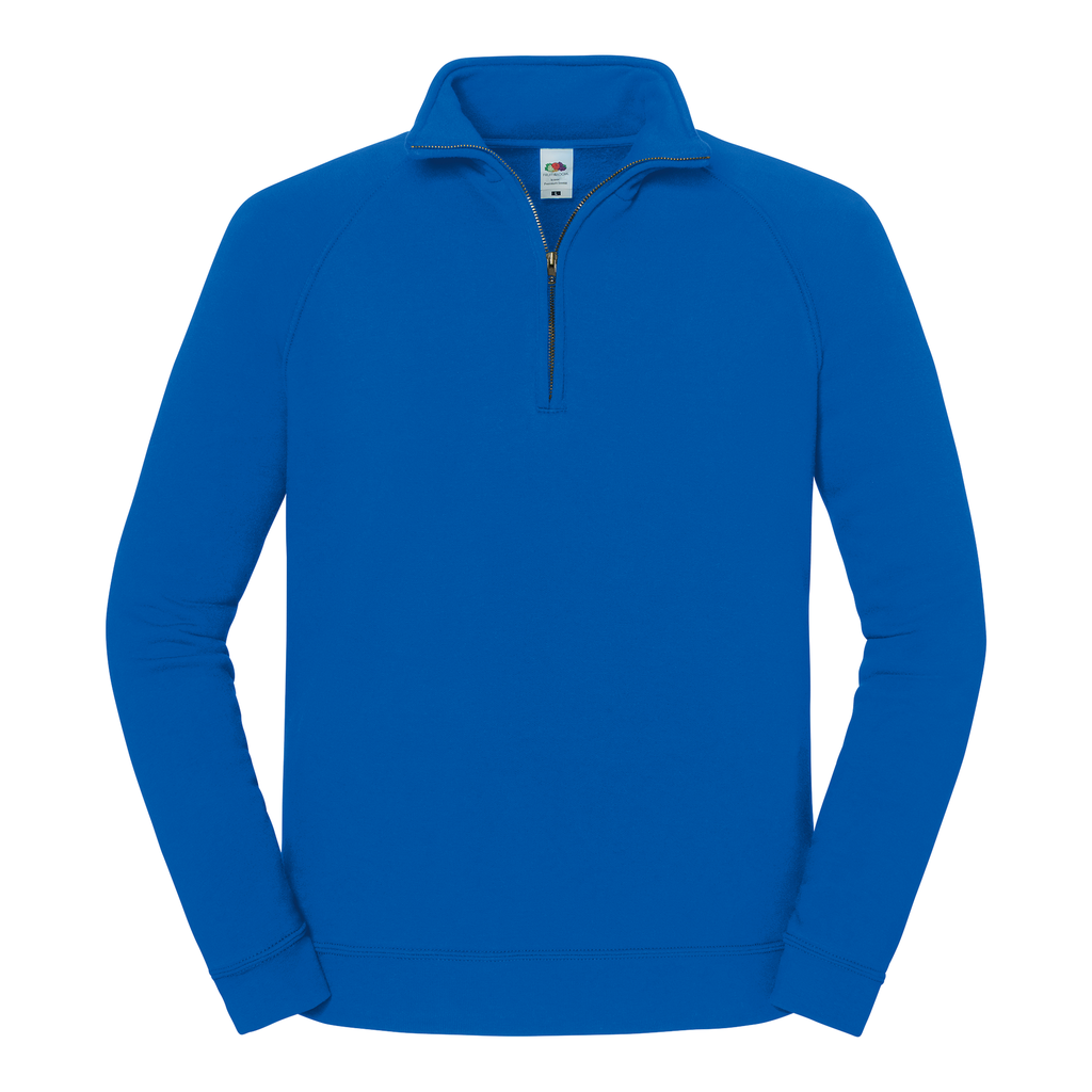 Felpa Iconic premium da uomo con zip sul colletto