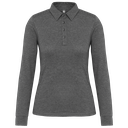 Polo jersey donna manica lunga
