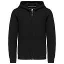 Felpa bambino full zip con cappuccio