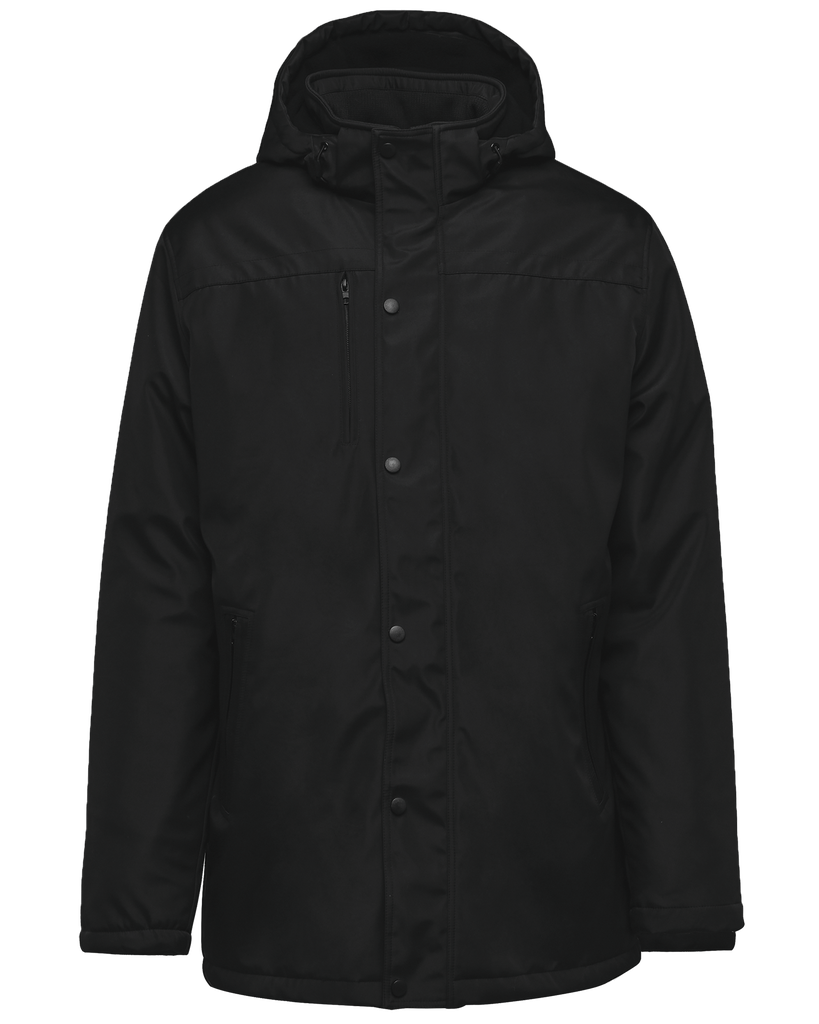 Parka con cappuccio removibile