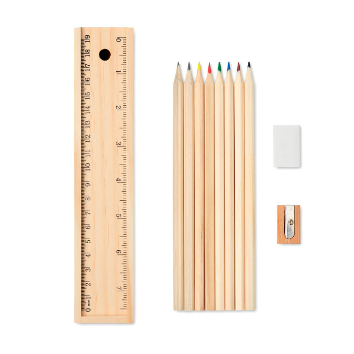TODO Set - Stationery Set in in Legno Scatola