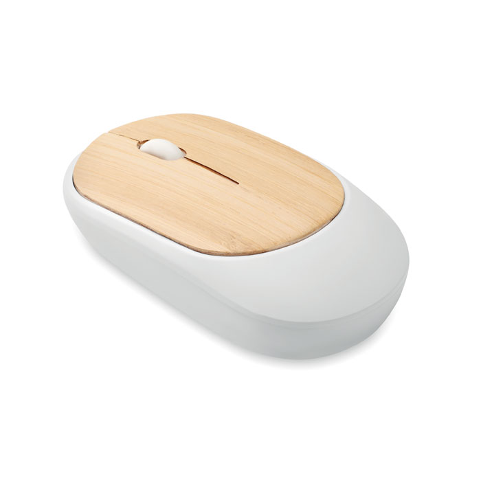CURVY BAM - Wireless Mouse in Bambù