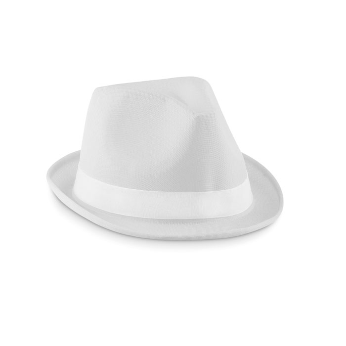 Coloured polyester hat