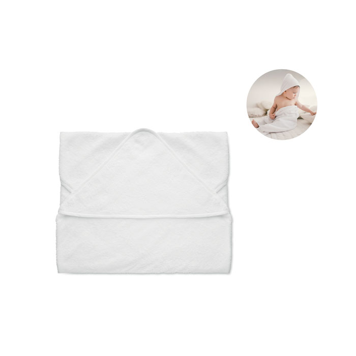 HUGME - Cotone con Cappuccio Bambino Asciugamano