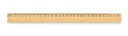 RULER30 - Righello in legno 30 cm