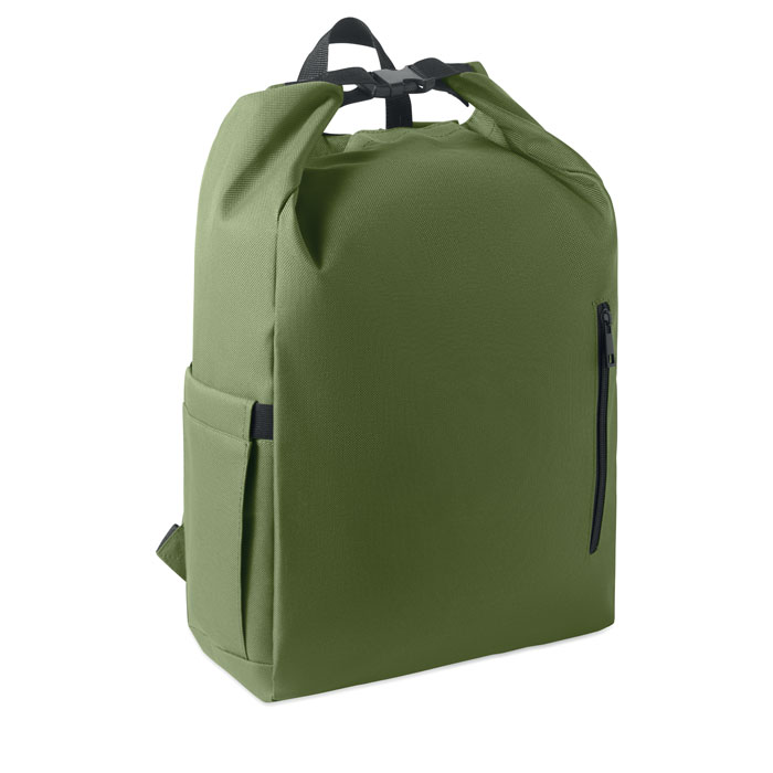 UNITON - Zaino per laptop 15'' rolltop