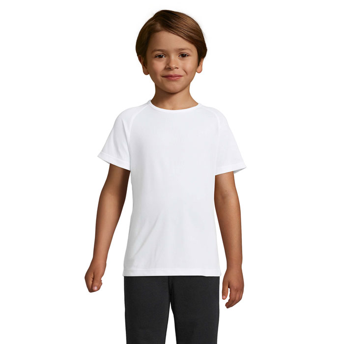 SOL'S SPORTY Bambino - T-Shirt Bambino Girocollo Sleev 140g
