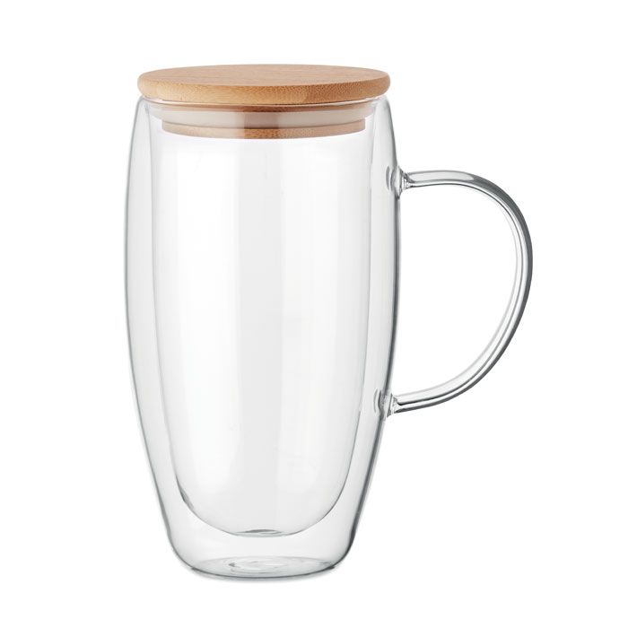 TEROL - Doppia Parete Vetro Tazza 450ml